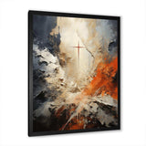 Minimalism Christianity Cross Dream - Spiritual Canvas Wall Art