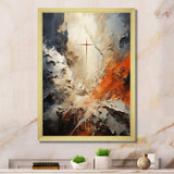 Minimalism Christianity Cross Dream - Spiritual Canvas Wall Art