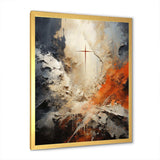 Minimalism Christianity Cross Dream - Spiritual Canvas Wall Art