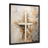 Minimalism Christianity Cross Collage - Spiritual Canvas Wall Art