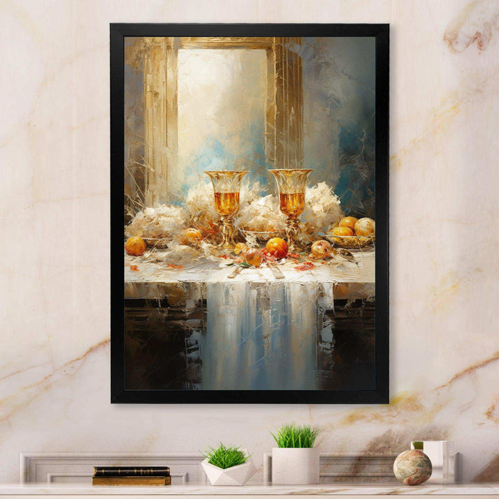 The Last Supper Spectrum Collage - Spiritual Canvas Wall Art