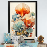 Geometric Forms Of Clam - Clam Canvas Wall Art