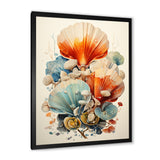 Geometric Forms Of Clam - Clam Canvas Wall Art