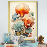Geometric Forms Of Clam - Clam Canvas Wall Art