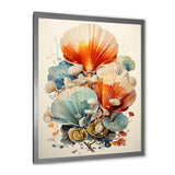 Geometric Forms Of Clam - Clam Canvas Wall Art