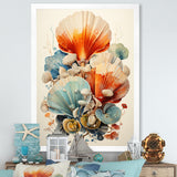 Geometric Forms Of Clam - Clam Canvas Wall Art