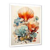 Geometric Forms Of Clam - Clam Canvas Wall Art