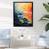 Cubist Clam Geometric Coastlines - Clam Wall Decor