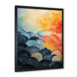 Cubist Clam Geometric Coastlines - Clam Wall Decor