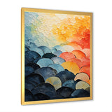Cubist Clam Geometric Coastlines - Clam Wall Decor