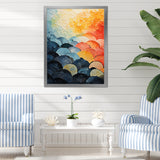 Cubist Clam Geometric Coastlines - Clam Wall Decor