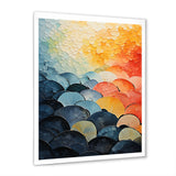 Cubist Clam Geometric Coastlines - Clam Wall Decor