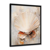 Minimalism Beige Clam Beauty - Clam Wall Art Prints