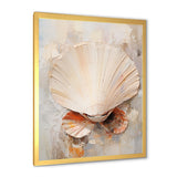 Minimalism Beige Clam Beauty - Clam Wall Art Prints