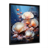 Underwater Dreams Aquatic Clam - Clam Canvas Wall Art