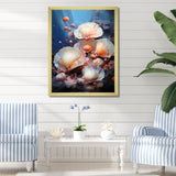 Underwater Dreams Aquatic Clam - Clam Canvas Wall Art
