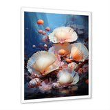 Underwater Dreams Aquatic Clam - Clam Canvas Wall Art