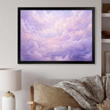 Purple Pastel Lansdcape - Landscapes Canvas Wall Art