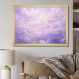 Purple Pastel Lansdcape - Landscapes Canvas Wall Art