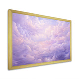 Purple Pastel Lansdcape - Landscapes Canvas Wall Art