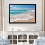 Oceanic Beach Harmony - Coastal Canvas Wall Art