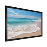 Oceanic Beach Harmony - Coastal Canvas Wall Art