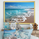 Oceanic Beach Harmony I - Coastal Canvas Wall Art