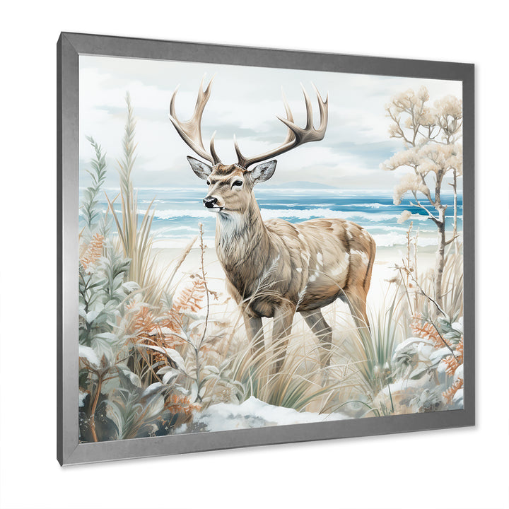 Deer Charm In Winter - Deer Wall Decor