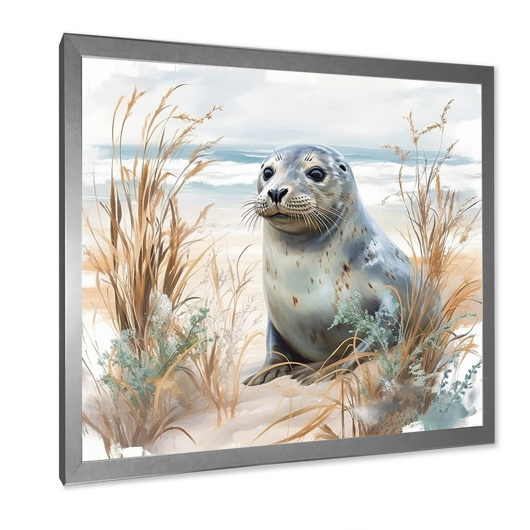 Coastal Animal Charm In Winter - Coastal Animal Wall Art Prints