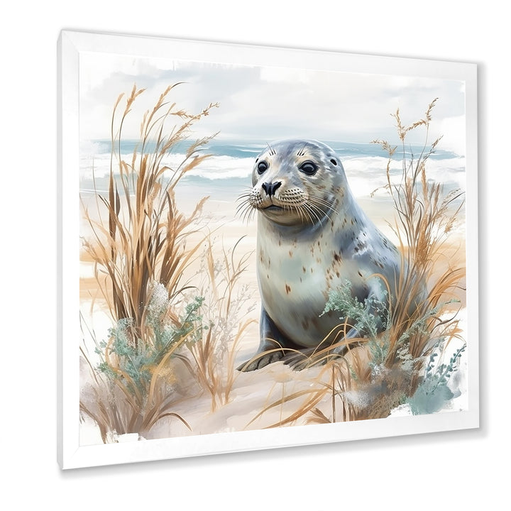 Coastal Animal Charm In Winter - Coastal Animal Wall Art Prints