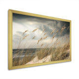 Coastal Beach Grass Tranquility - Coastal Canvas Wall Art