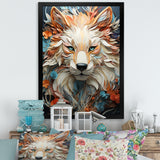 Mystic Wolf Animal Portrait - Wolf Canvas Wall Art