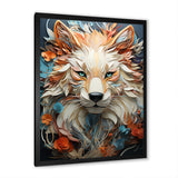 Mystic Wolf Animal Portrait - Wolf Canvas Wall Art