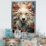 Mystic Wolf Animal Portrait - Wolf Canvas Wall Art