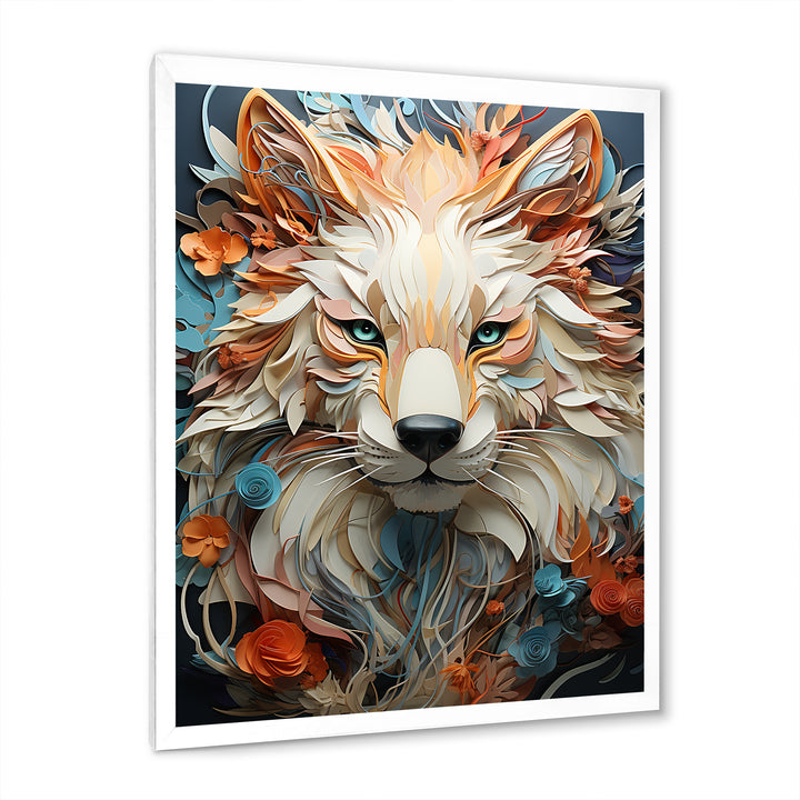Mystic Wolf Animal Portrait - Wolf Canvas Wall Art