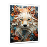 Mystic Wolf Animal Portrait - Wolf Canvas Wall Art