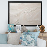 Modern Beach Beige Sand Charm I - Beach Canvas Wall Art