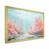 Coastal Coral Beauty Under Water III - Animals Canvas Wall Art