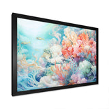 Underwater Coral Symphony Ii I - Animals Canvas Wall Art