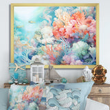 Underwater Coral Symphony Ii I - Animals Canvas Wall Art