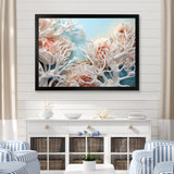Pink Basket Underwater Elegance - Pink Coral Wall Art