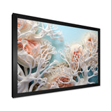 Pink Basket Underwater Elegance - Pink Coral Wall Art