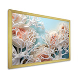 Pink Basket Underwater Elegance - Pink Coral Wall Art