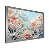 Pink Basket Underwater Elegance - Pink Coral Wall Art