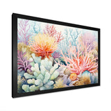 Colourful Coral Reef Heaven II - Animals Canvas Wall Art