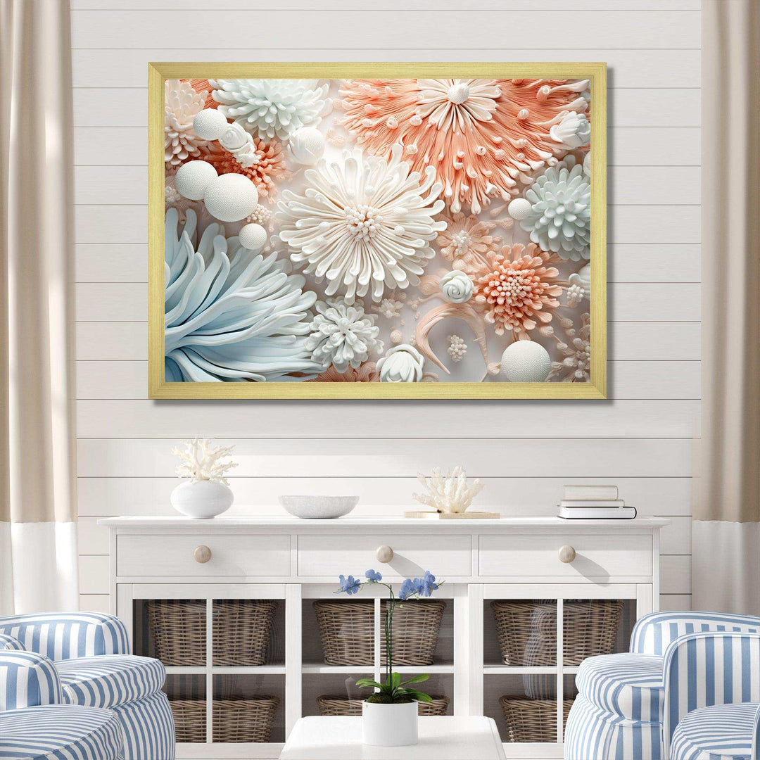 Colourful Coral Reef Heaven IV - Animals Canvas Wall Art