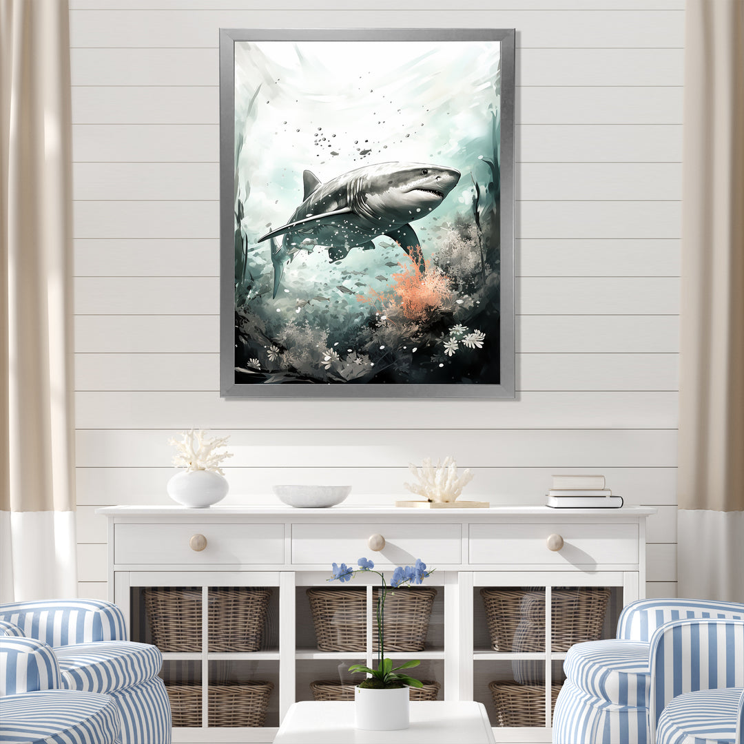 Shark Silent Killer - Shark Wall Decor