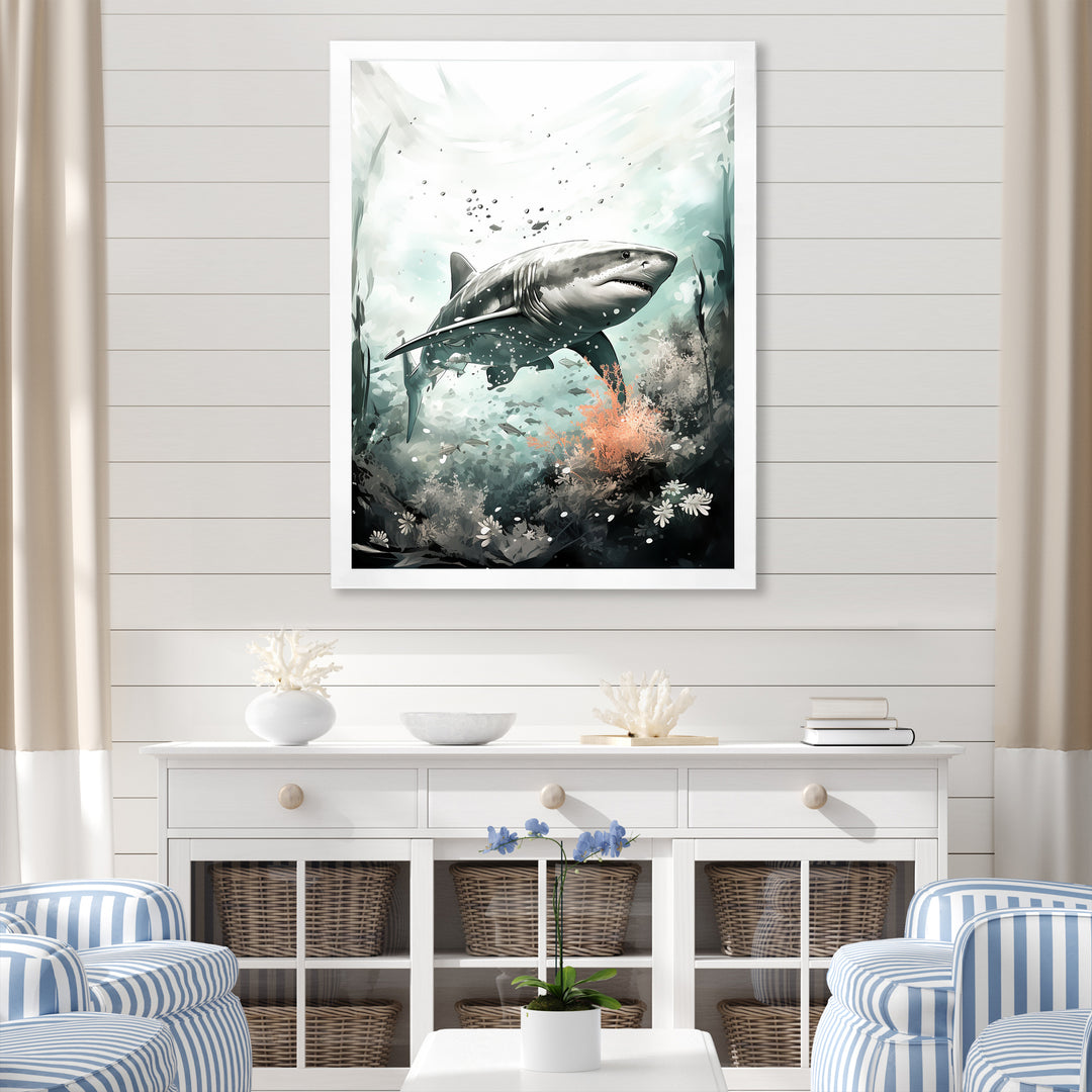 Shark Silent Killer - Shark Wall Decor