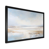 Soft Color Beach Horizon I - Coastal Canvas Wall Art