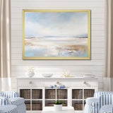 Soft Color Beach Horizon I - Coastal Canvas Wall Art